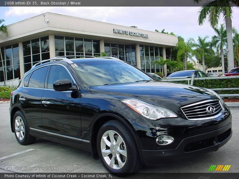 Black Obsidian / Wheat 2008 Infiniti EX 35