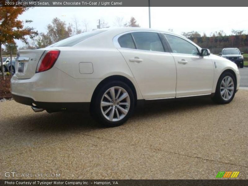White Chocolate Tri-Coat / Light Camel 2009 Lincoln MKS Sedan