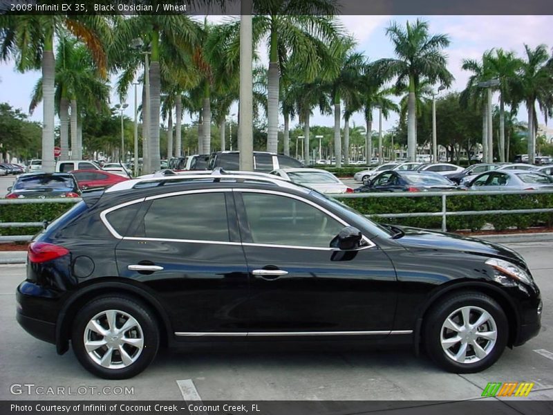 Black Obsidian / Wheat 2008 Infiniti EX 35