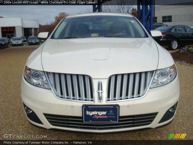 White Chocolate Tri-Coat / Light Camel 2009 Lincoln MKS Sedan