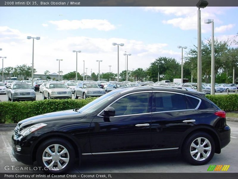 Black Obsidian / Wheat 2008 Infiniti EX 35