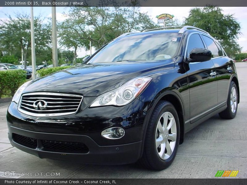 Black Obsidian / Wheat 2008 Infiniti EX 35