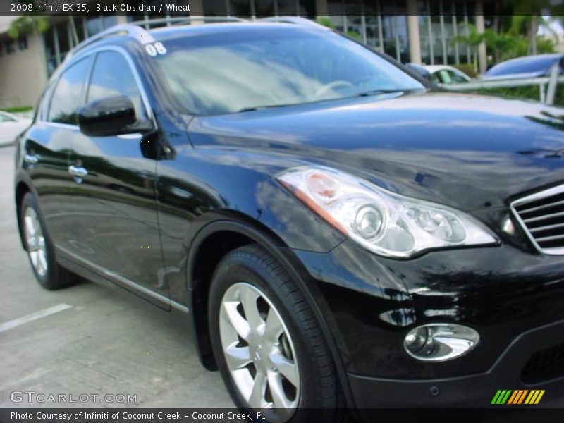 Black Obsidian / Wheat 2008 Infiniti EX 35