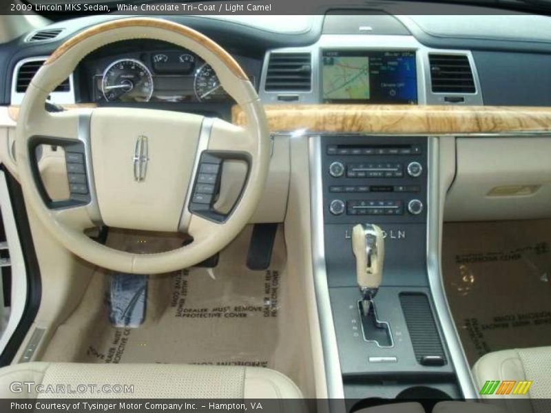 White Chocolate Tri-Coat / Light Camel 2009 Lincoln MKS Sedan