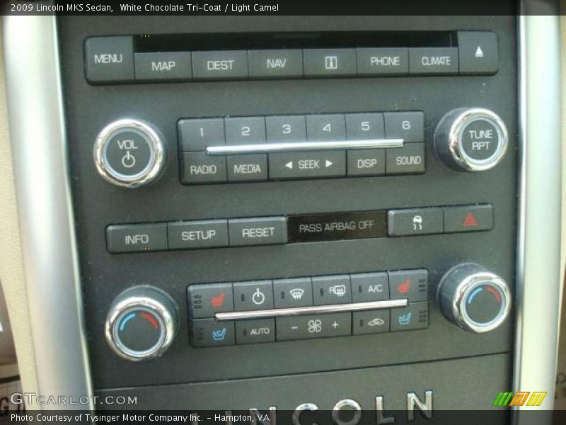 White Chocolate Tri-Coat / Light Camel 2009 Lincoln MKS Sedan
