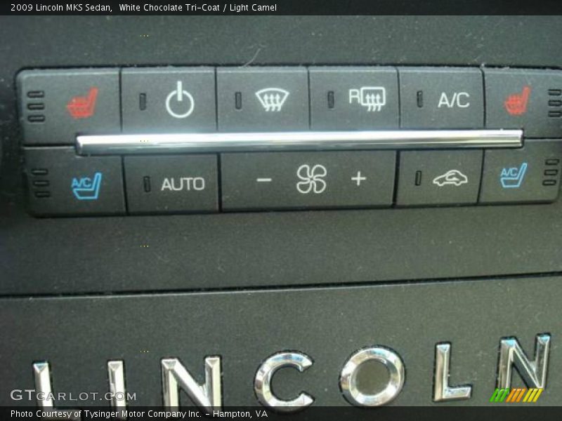 White Chocolate Tri-Coat / Light Camel 2009 Lincoln MKS Sedan
