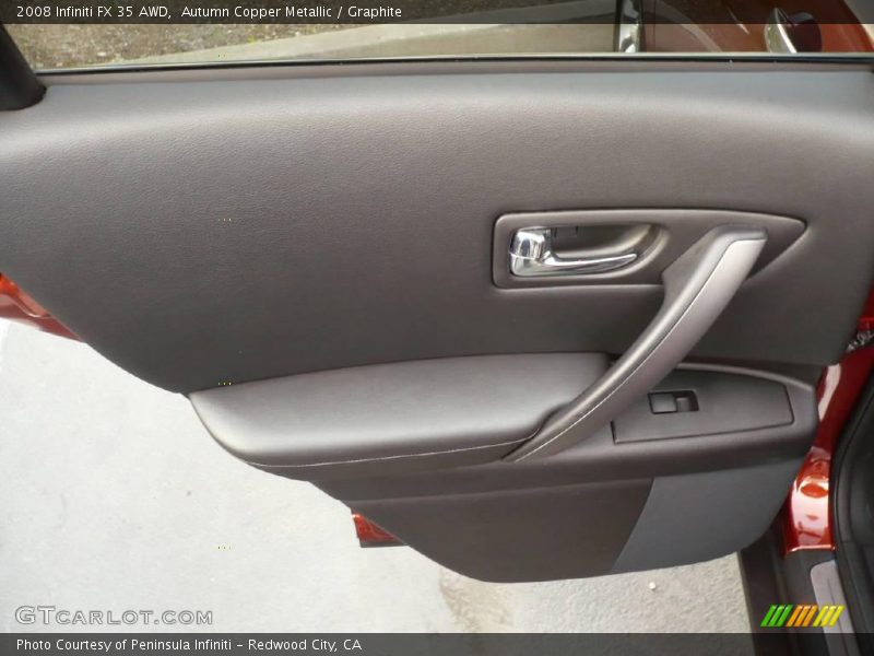 Autumn Copper Metallic / Graphite 2008 Infiniti FX 35 AWD