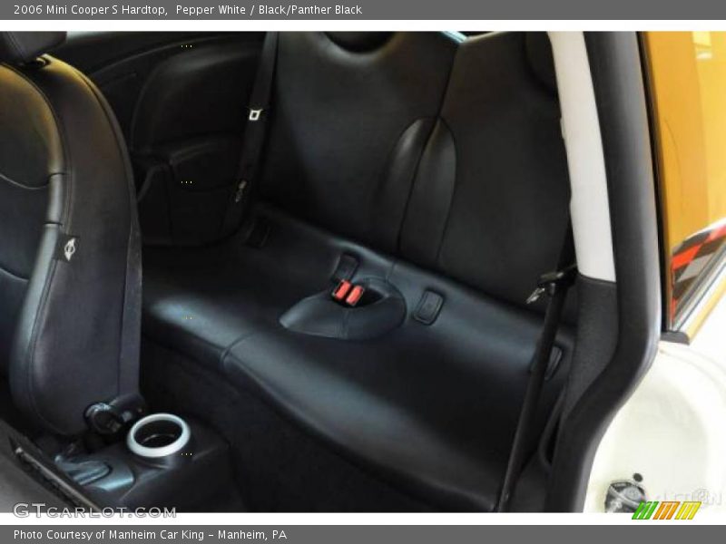 Pepper White / Black/Panther Black 2006 Mini Cooper S Hardtop