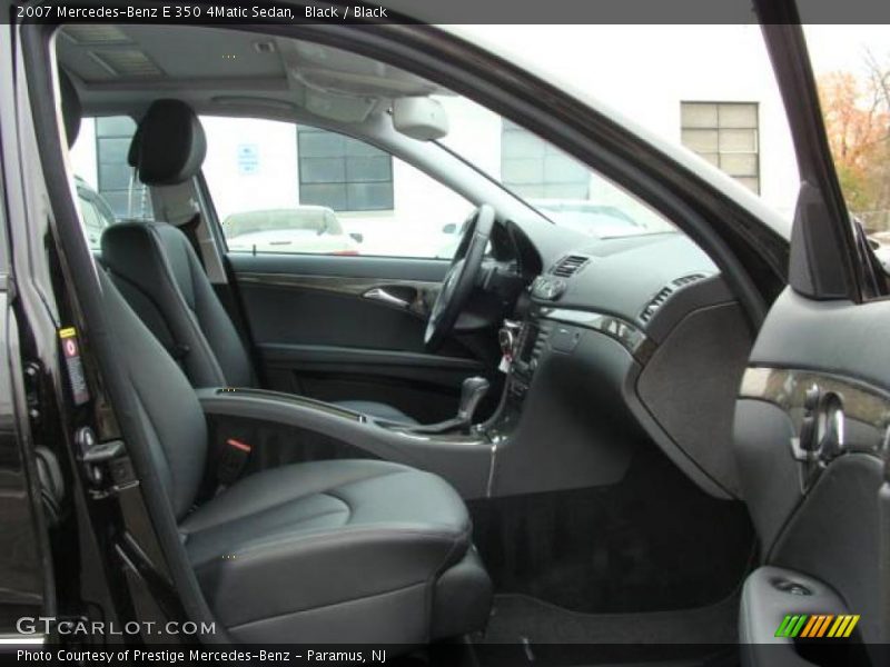 Black / Black 2007 Mercedes-Benz E 350 4Matic Sedan