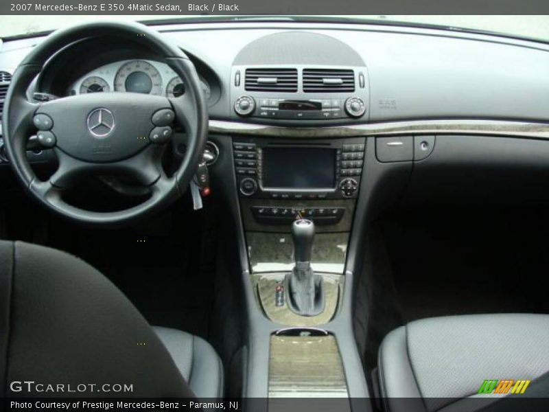 Black / Black 2007 Mercedes-Benz E 350 4Matic Sedan