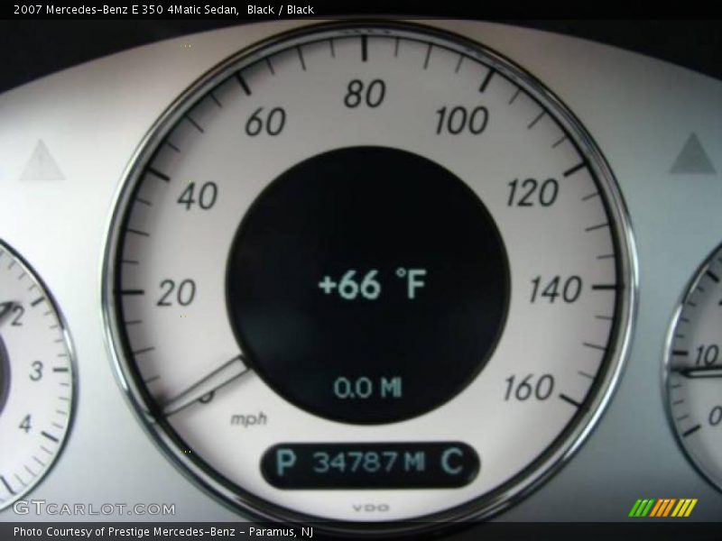Black / Black 2007 Mercedes-Benz E 350 4Matic Sedan