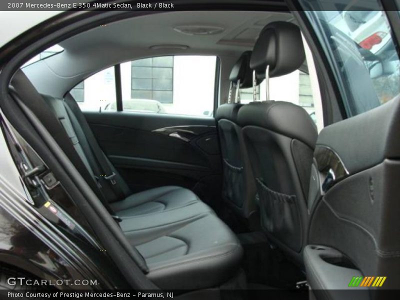 Black / Black 2007 Mercedes-Benz E 350 4Matic Sedan