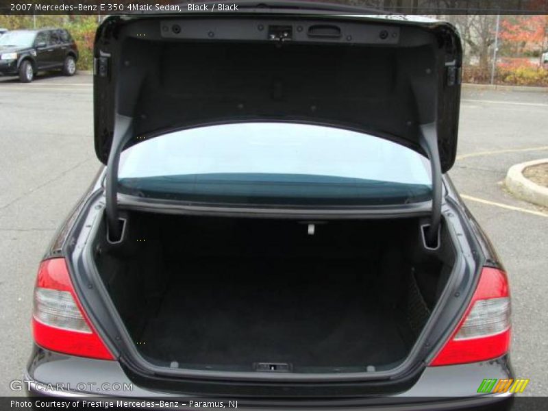 Black / Black 2007 Mercedes-Benz E 350 4Matic Sedan