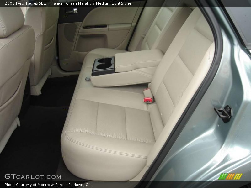 Titanium Green Metallic / Medium Light Stone 2008 Ford Taurus SEL