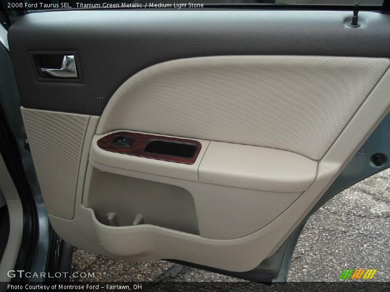 Titanium Green Metallic / Medium Light Stone 2008 Ford Taurus SEL