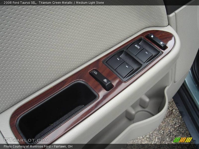 Titanium Green Metallic / Medium Light Stone 2008 Ford Taurus SEL