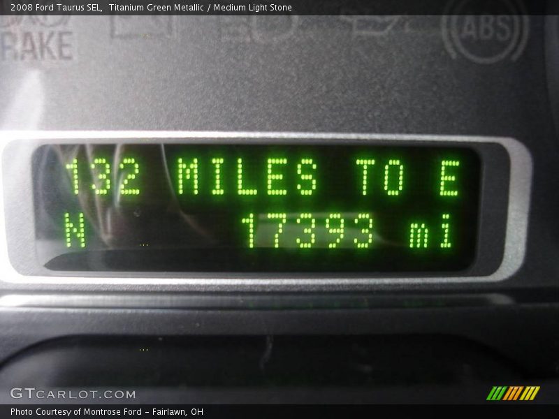Titanium Green Metallic / Medium Light Stone 2008 Ford Taurus SEL