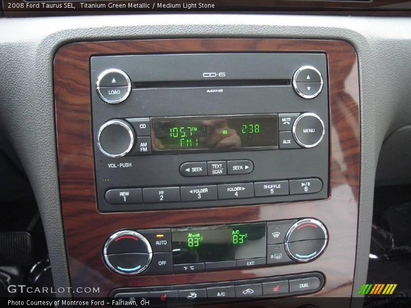 Titanium Green Metallic / Medium Light Stone 2008 Ford Taurus SEL
