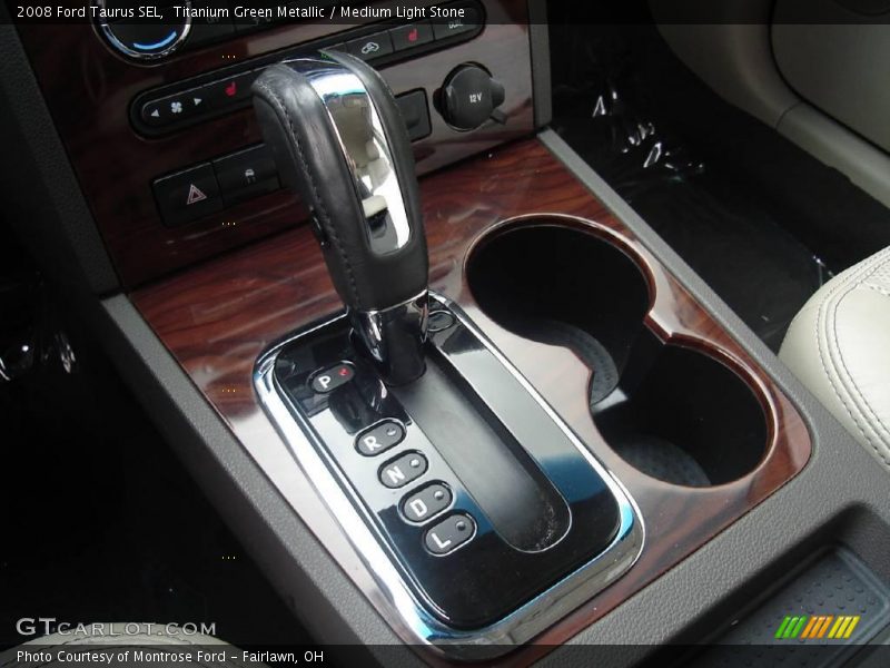 Titanium Green Metallic / Medium Light Stone 2008 Ford Taurus SEL