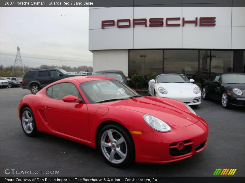 Guards Red / Sand Beige 2007 Porsche Cayman