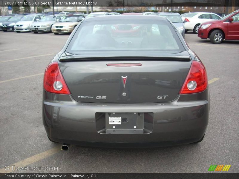 Granite Metallic / Ebony 2007 Pontiac G6 GT Sedan