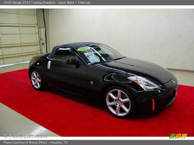 Super Black / Charcoal 2005 Nissan 350Z Touring Roadster
