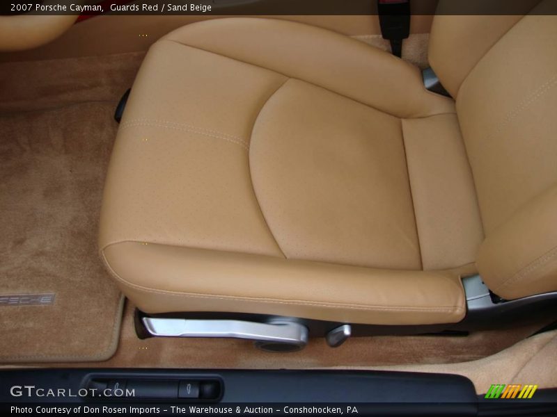 Guards Red / Sand Beige 2007 Porsche Cayman