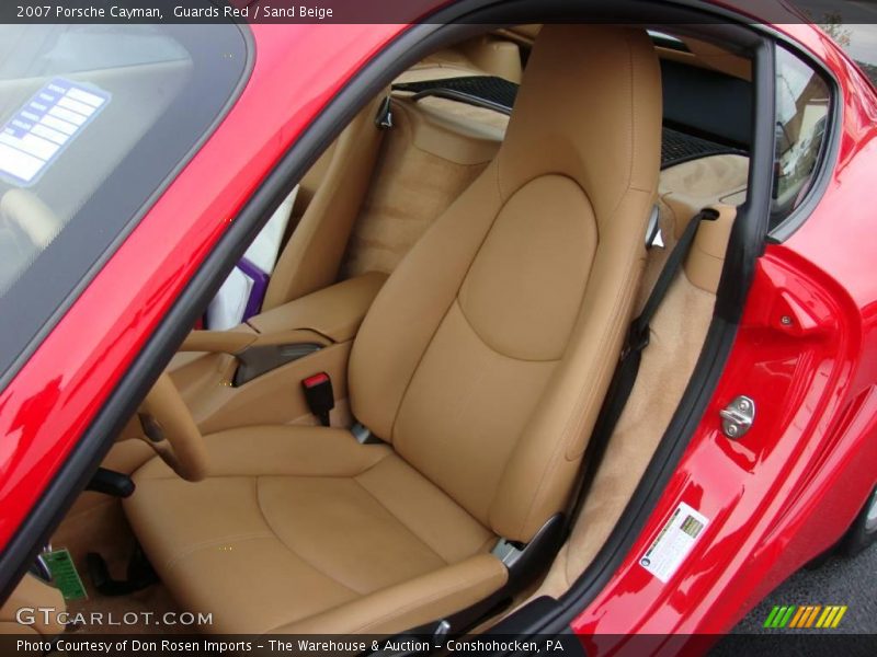 Guards Red / Sand Beige 2007 Porsche Cayman