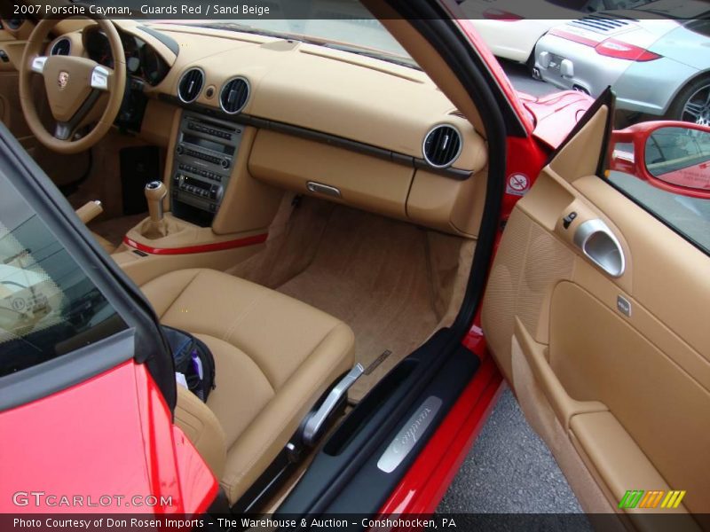 Guards Red / Sand Beige 2007 Porsche Cayman