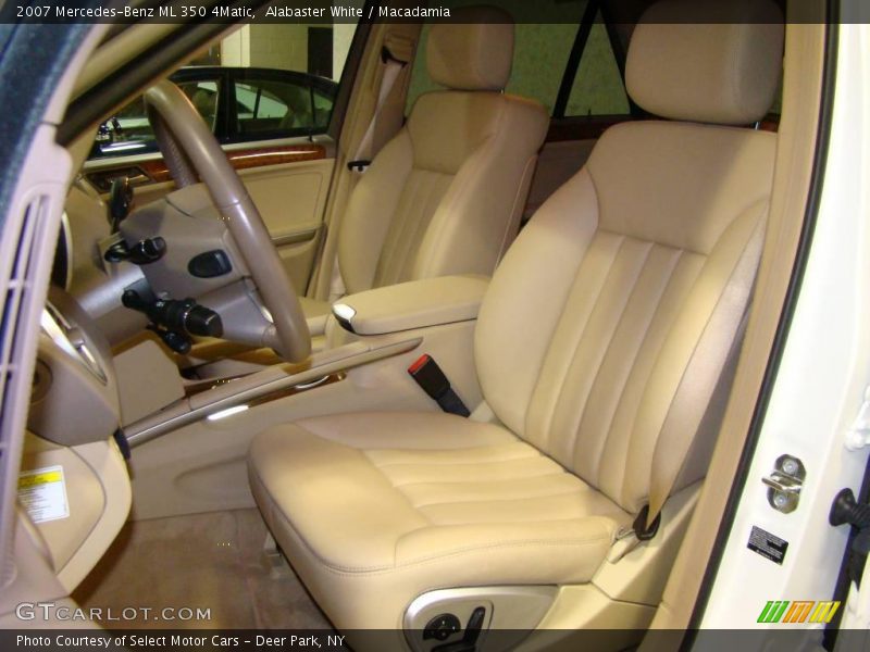Alabaster White / Macadamia 2007 Mercedes-Benz ML 350 4Matic