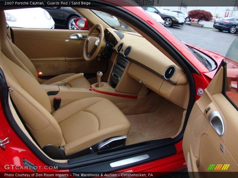 Guards Red / Sand Beige 2007 Porsche Cayman