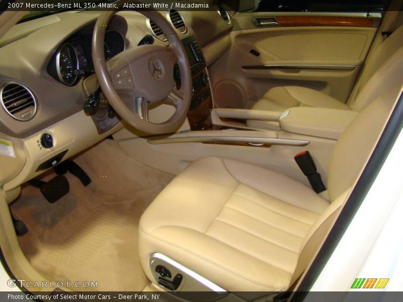 Alabaster White / Macadamia 2007 Mercedes-Benz ML 350 4Matic