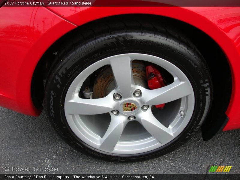 Guards Red / Sand Beige 2007 Porsche Cayman