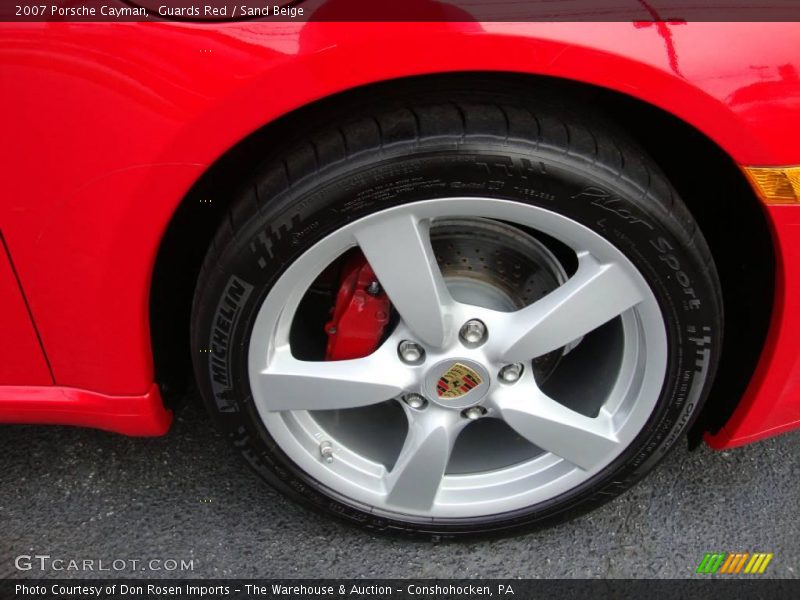 Guards Red / Sand Beige 2007 Porsche Cayman