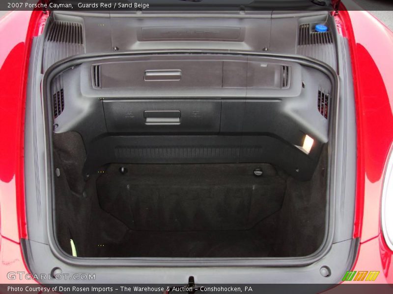 Guards Red / Sand Beige 2007 Porsche Cayman