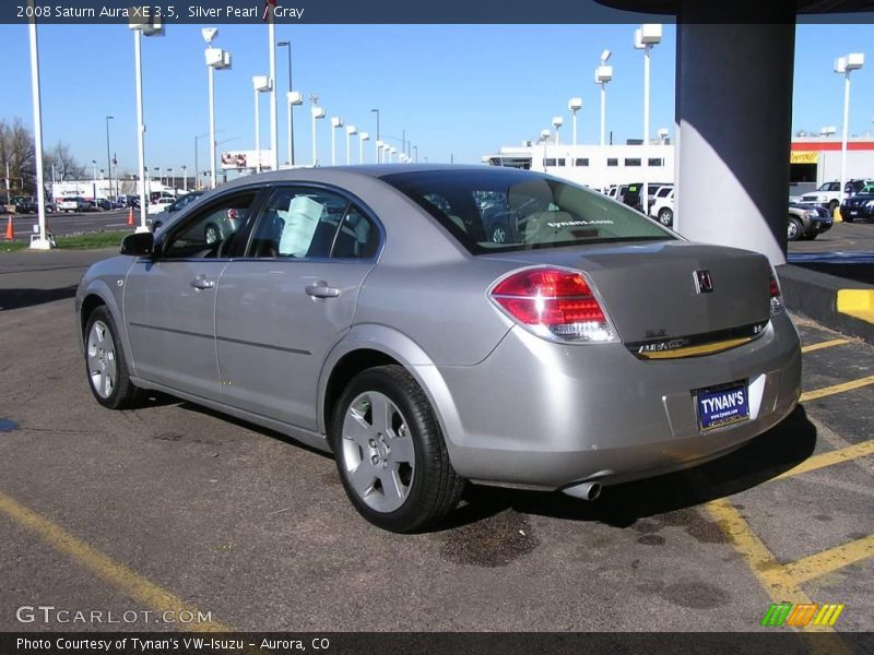 Silver Pearl / Gray 2008 Saturn Aura XE 3.5