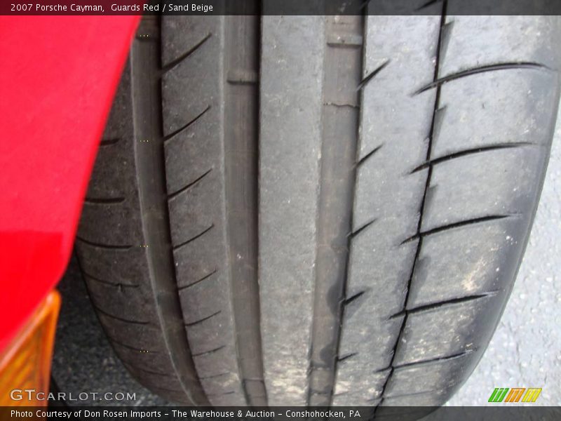Guards Red / Sand Beige 2007 Porsche Cayman