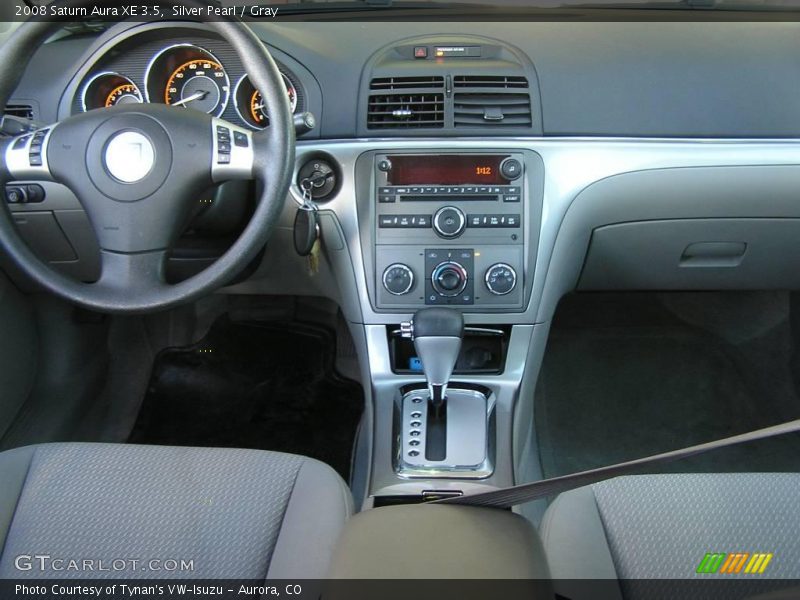 Silver Pearl / Gray 2008 Saturn Aura XE 3.5