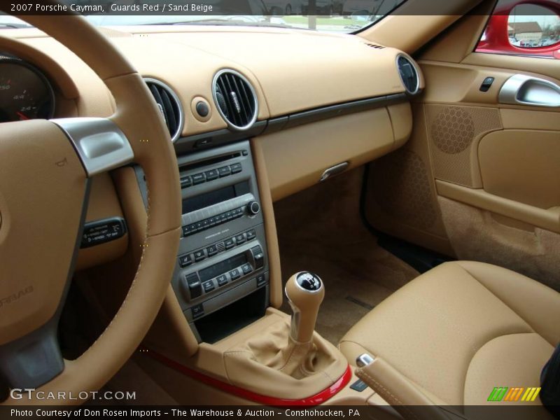 Guards Red / Sand Beige 2007 Porsche Cayman