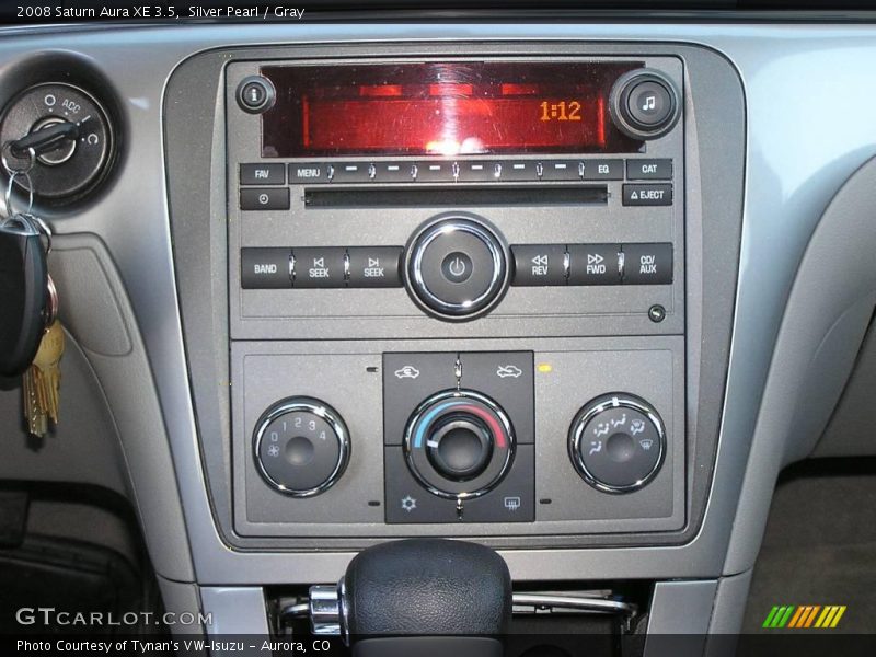 Silver Pearl / Gray 2008 Saturn Aura XE 3.5