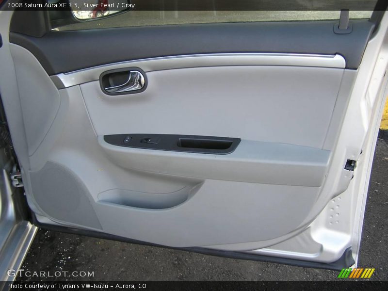 Silver Pearl / Gray 2008 Saturn Aura XE 3.5