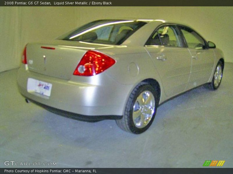 Liquid Silver Metallic / Ebony Black 2008 Pontiac G6 GT Sedan