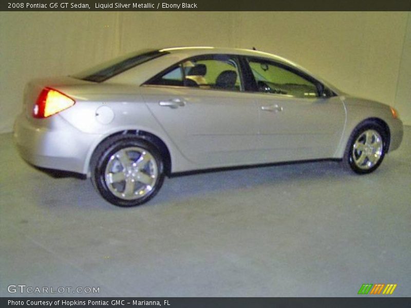 Liquid Silver Metallic / Ebony Black 2008 Pontiac G6 GT Sedan