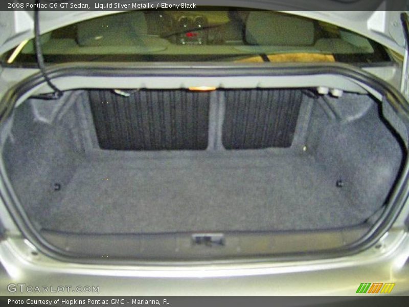 Liquid Silver Metallic / Ebony Black 2008 Pontiac G6 GT Sedan