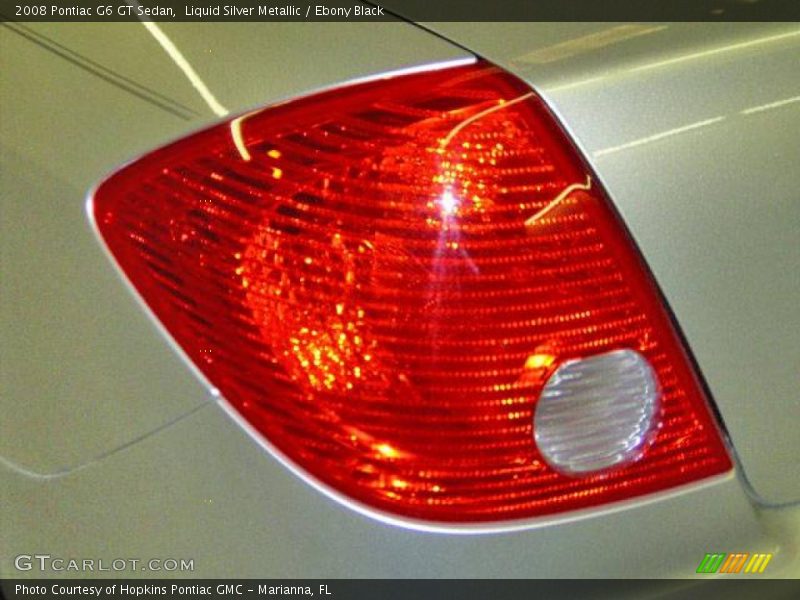 Liquid Silver Metallic / Ebony Black 2008 Pontiac G6 GT Sedan