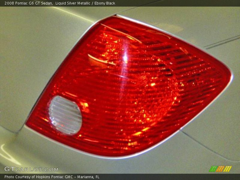 Liquid Silver Metallic / Ebony Black 2008 Pontiac G6 GT Sedan