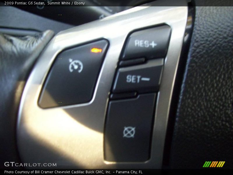 Summit White / Ebony 2009 Pontiac G6 Sedan