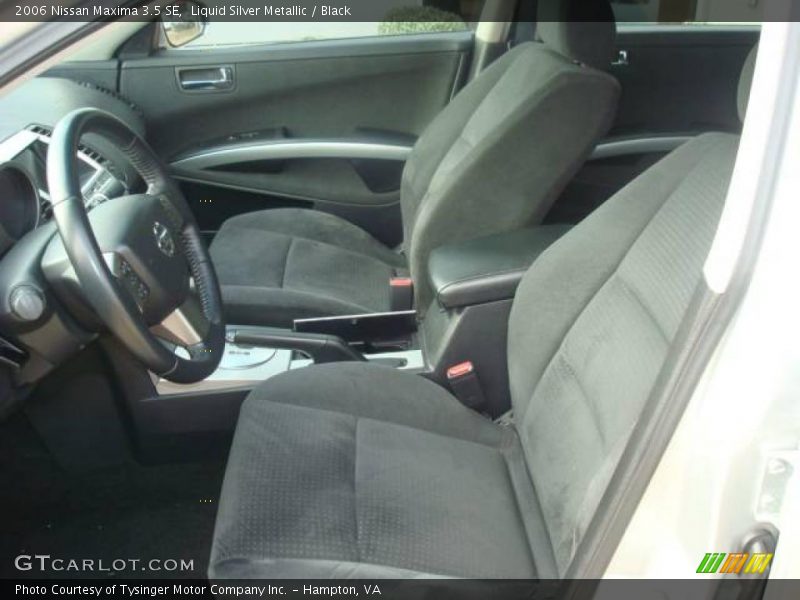 Liquid Silver Metallic / Black 2006 Nissan Maxima 3.5 SE