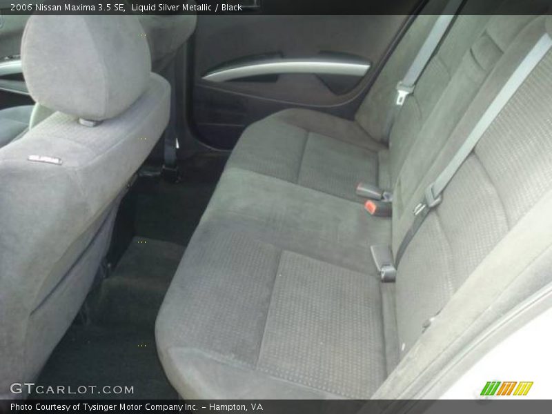 Liquid Silver Metallic / Black 2006 Nissan Maxima 3.5 SE