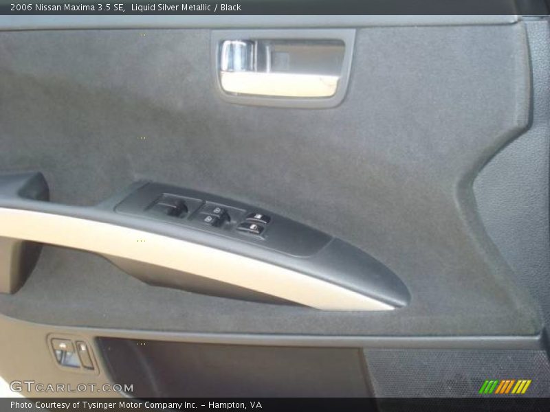 Liquid Silver Metallic / Black 2006 Nissan Maxima 3.5 SE